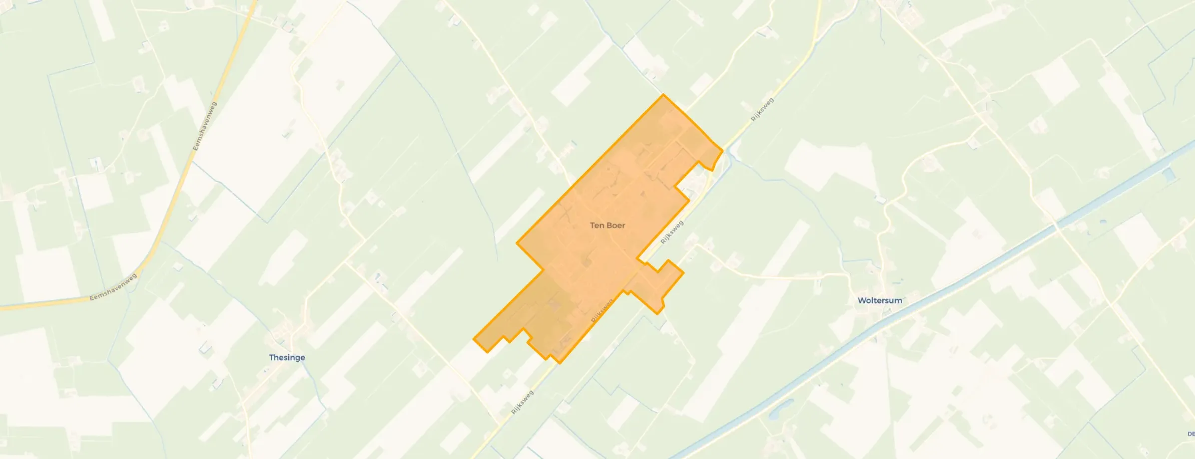 Buurt Ten Boer Dorp, Ten Boer