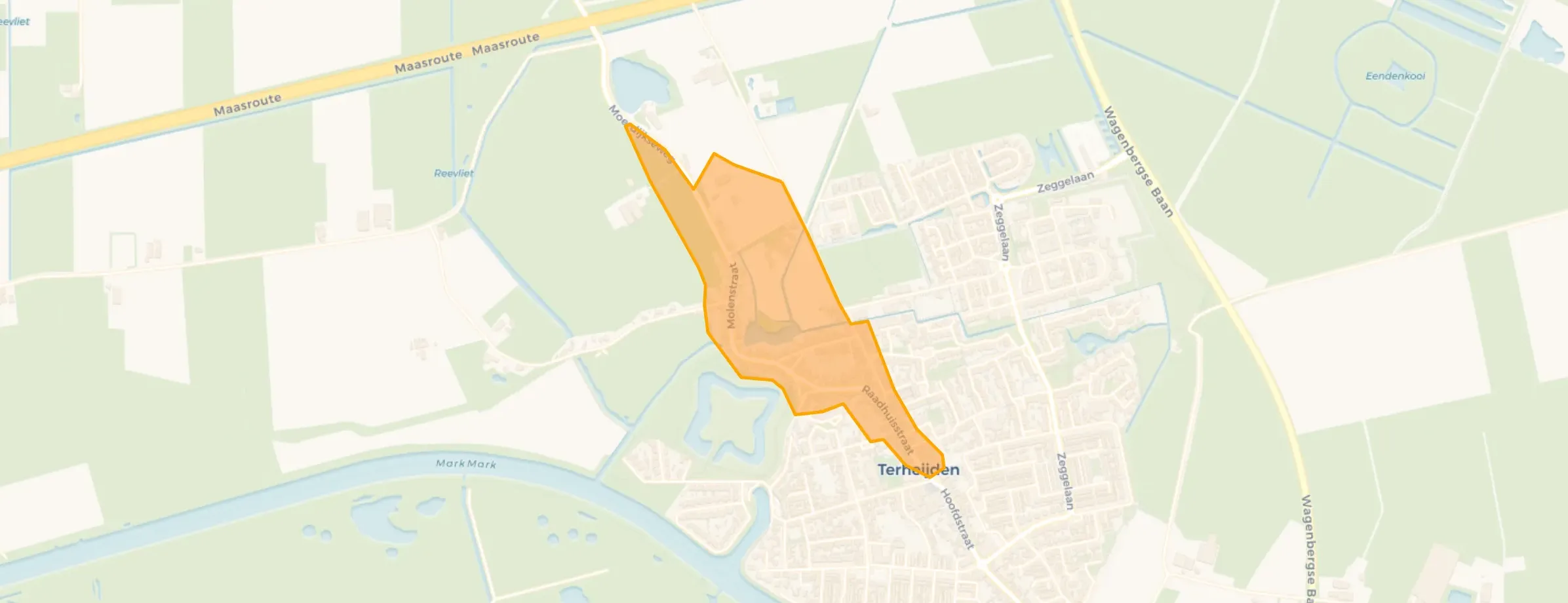 Terheijden noordwest in Drimmelen