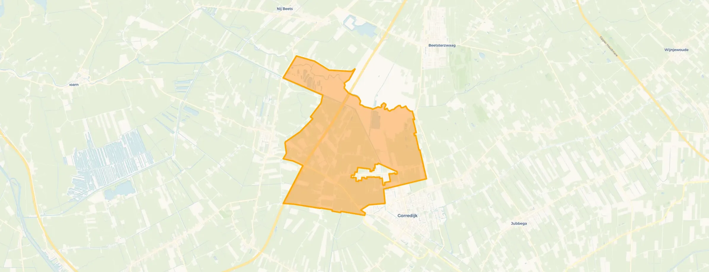 Kaart van Terwispel-Buitengebied
