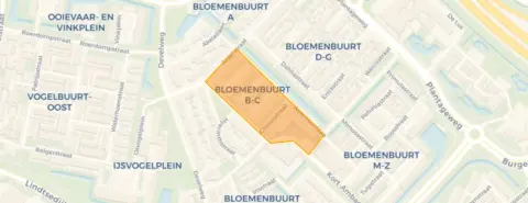 Neighbourhood Bloemenbuurt B(egonia) - C(rocus), Zwijndrecht