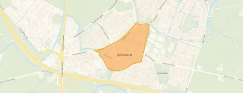 Buurt Bolsward binnen De Wallen, Bolsward