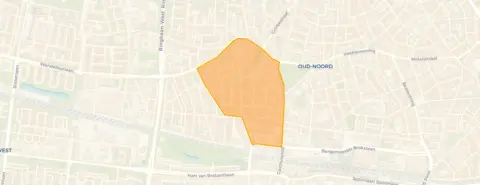 Buurt Bouwmeestersbuurt Noord, Tilburg