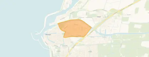 Buurt De Spiker en het industrieterrein Hermes, Harlingen