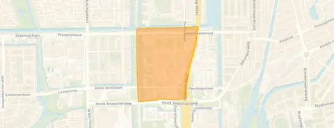 Buurt Delflandpleinbuurt-West, Amsterdam