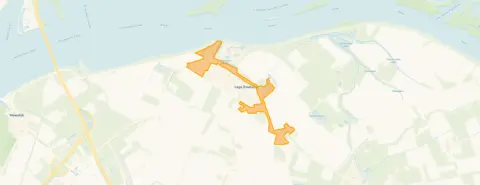 Buurt Die Swaluw, Lage Zwaluwe