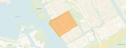 Buurt Filmwijk Zuid-noord van Walt Disneyplantsoen, Almere