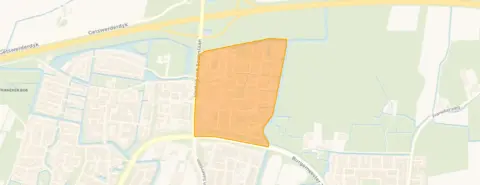 Buurt Franeker Hamburgerrak en st Want, Franeker