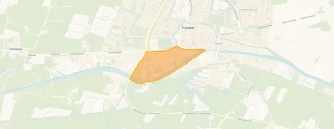 Buurt Franeker Vliet Tuinen en Frisia, Franeker