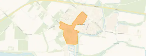 Buurt Oude-Tonge prinsessenbuurt handelskade, Oude-Tonge