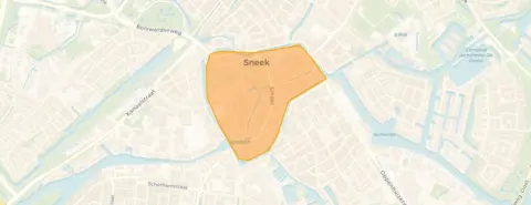 Buurt Sneek binnen de grachten, Sneek