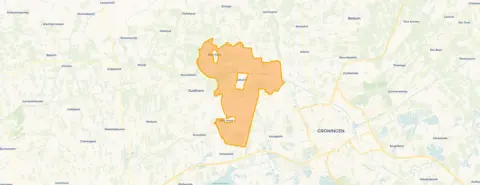Buurt Verspreide huizen Aduard, Den Ham (Gr)