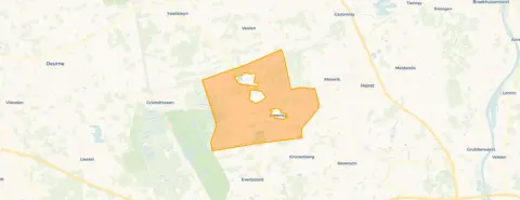 Buurt Verspreide huizen America, America