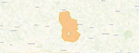 Buurt Verspreide huizen Halle, Halle