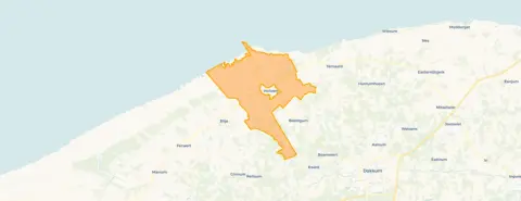 Buurt Verspreide huizen Holwerd, Holwert