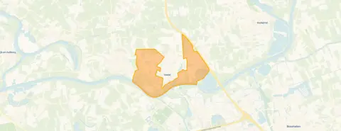 Buurt Verspreide huizen in het bouwgebied, Hedel