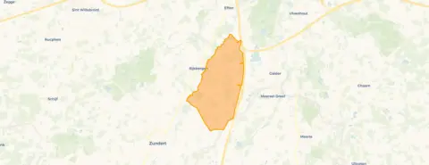 Buurt Verspreide huizen in het Oosten, Rijsbergen