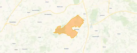 Buurt Verspreide huizen in het Westen, Rijsbergen