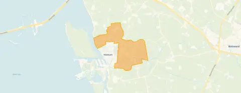 Buurt Verspreide huizen Makkum, Makkum