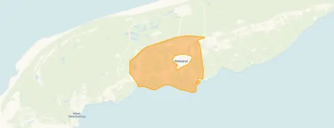Buurt Verspreide huizen Midsland-Zuid, Kinnum