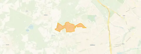 Buurt Verspreide huizen Scherpenering en Landsaard, Veldhoven