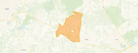 Buurt Verspreide huizen Spoordonk, Oost West En Middelbeers