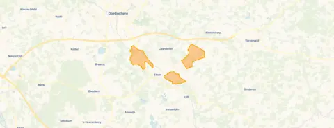 Buurt Verspreide huizen Terborg en Heuven, Terborg