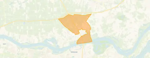 Buurt Verspreide huizen Waardenburg, Waardenburg