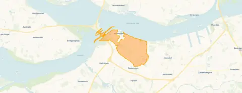 Buurt Verspreide huizen Willemstad, Willemstad