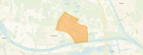 Buurt Verspreide huizen Worsum, Overasselt