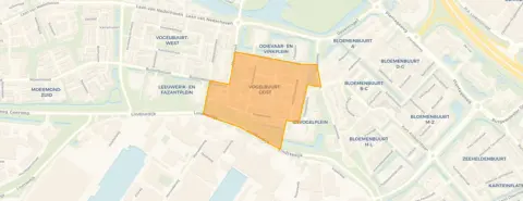 Buurt Vogelbuurt-Oost, Zwijndrecht