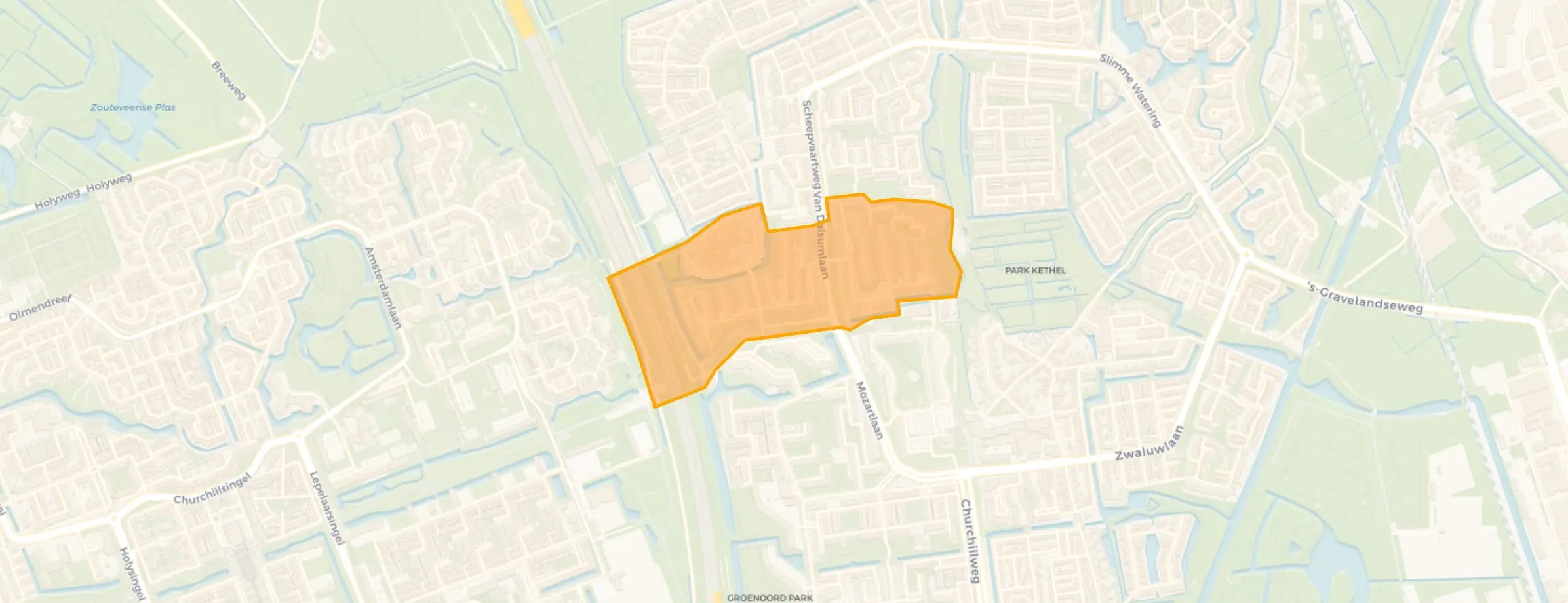 Buurt Toneelspelersbuurt, Schiedam