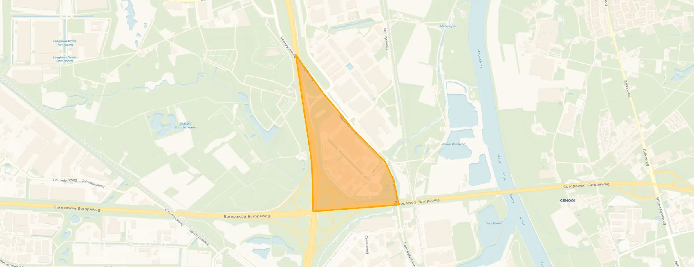 Kaart van Trade-Port-Oost