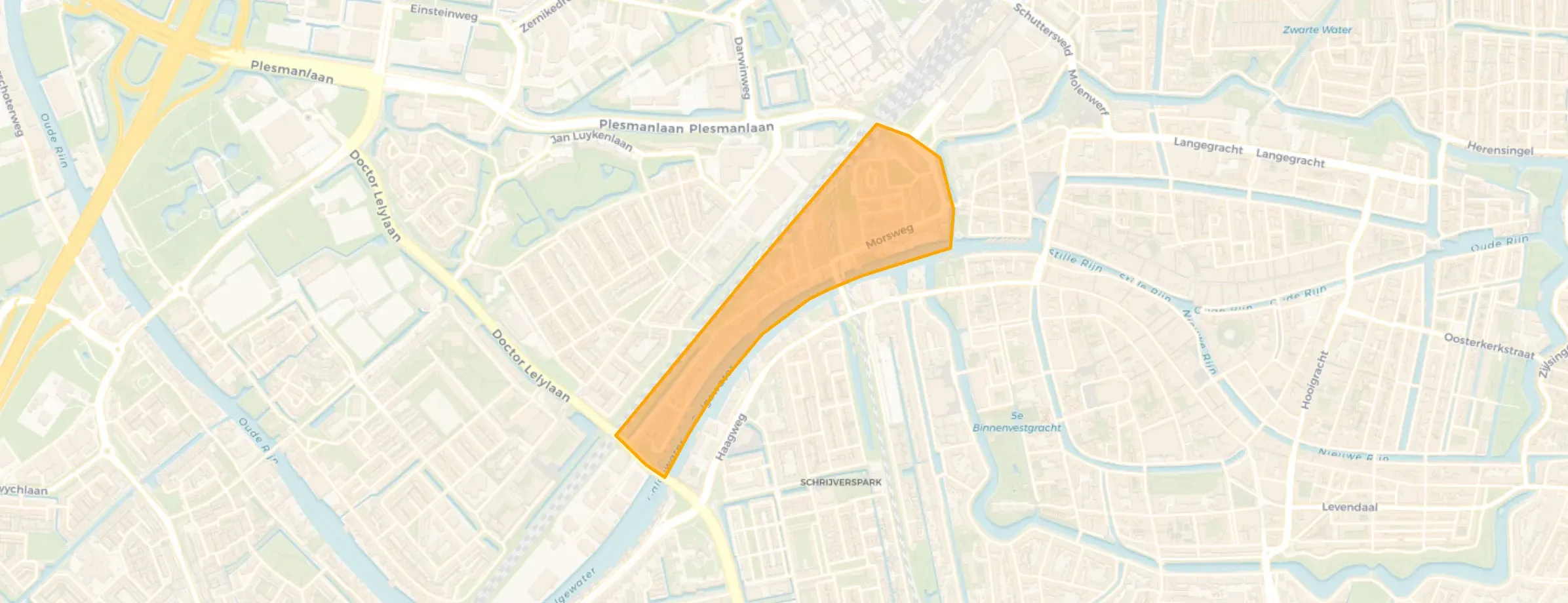 Kaart van Transvaalbuurt