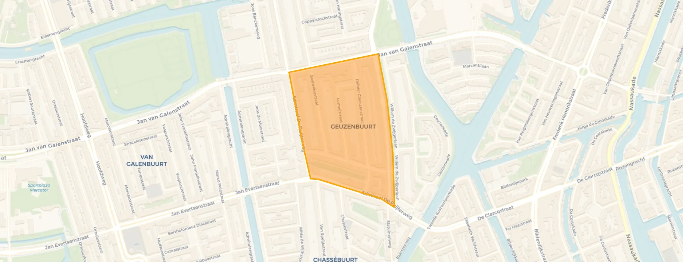 Buurt Trompbuurt, Amsterdam