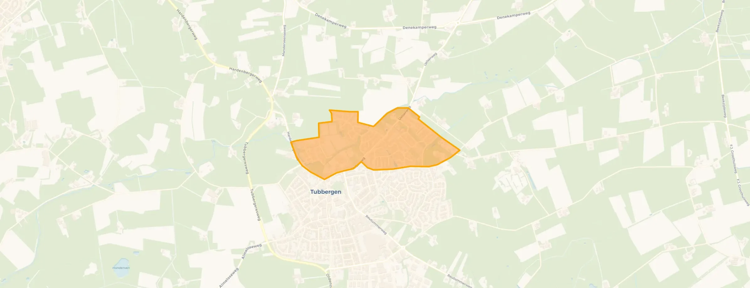 Kaart van Tubbergen noord