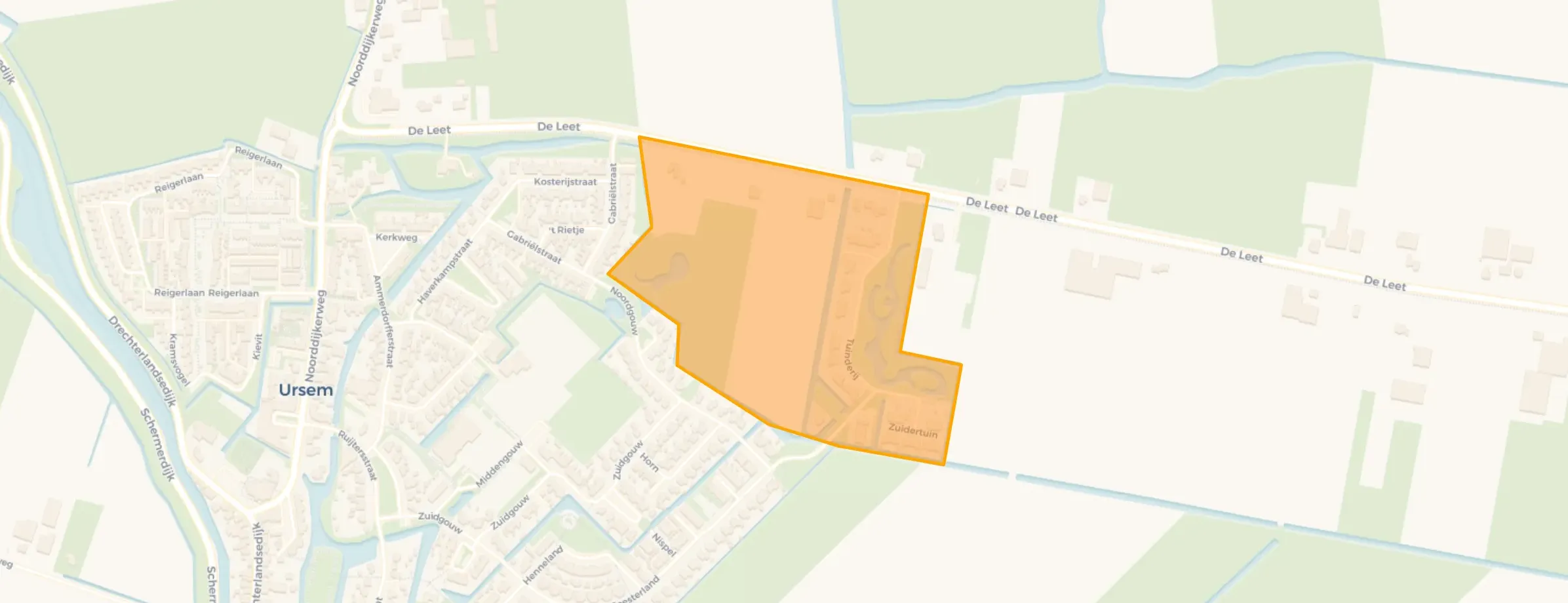Buurt Tuinderij en omgeving, Ursem