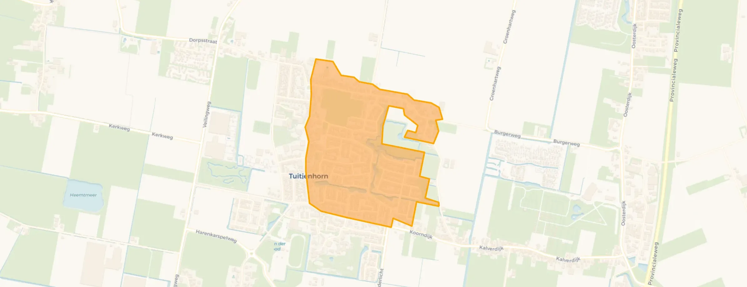 Buurt Tuitjenhorn-Centrum en Kerkbuurt, Tuitjenhorn