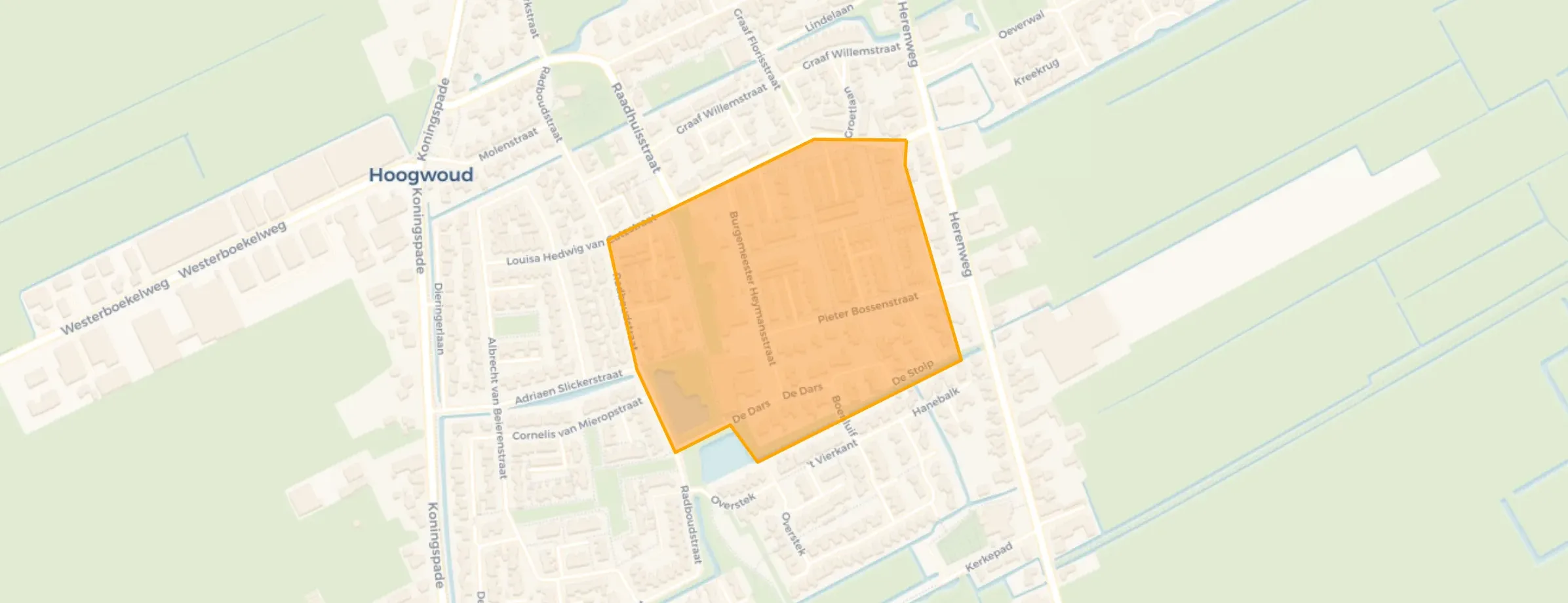 Buurt Tussen Van Catz en Stolp, Hoogwoud