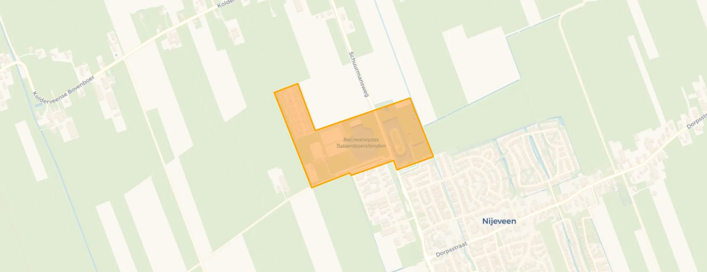 Kaart van Tussenboerslanden