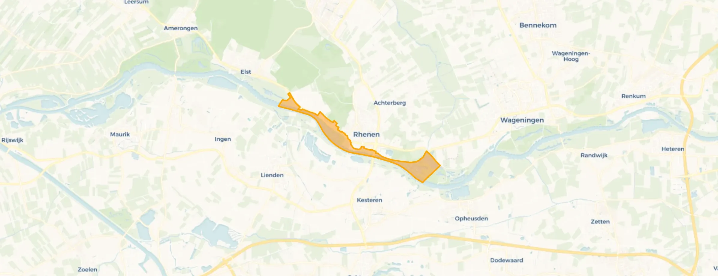 Buurt Uiterwaarden Rhenen, Rhenen