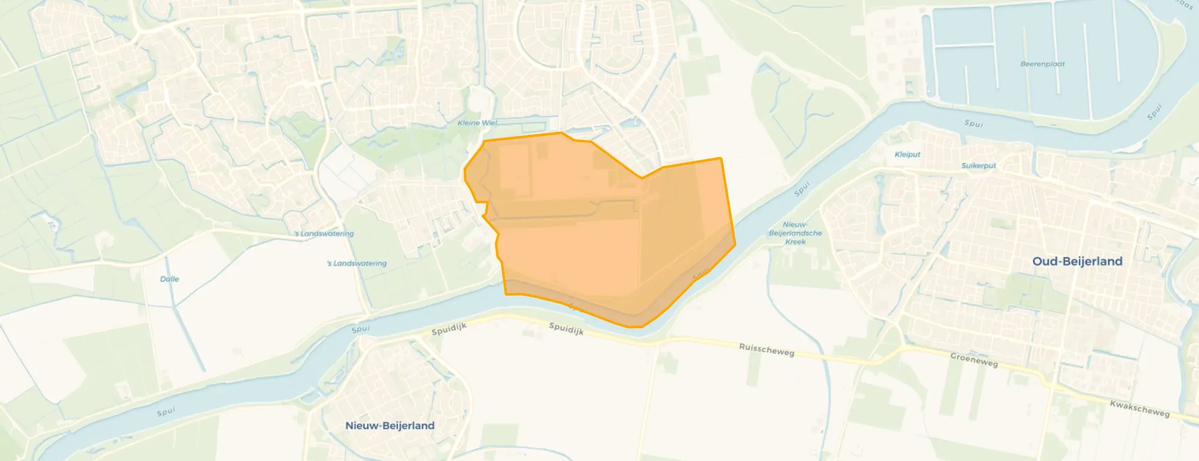 Kaart van Uitslag van Putten-Zuid