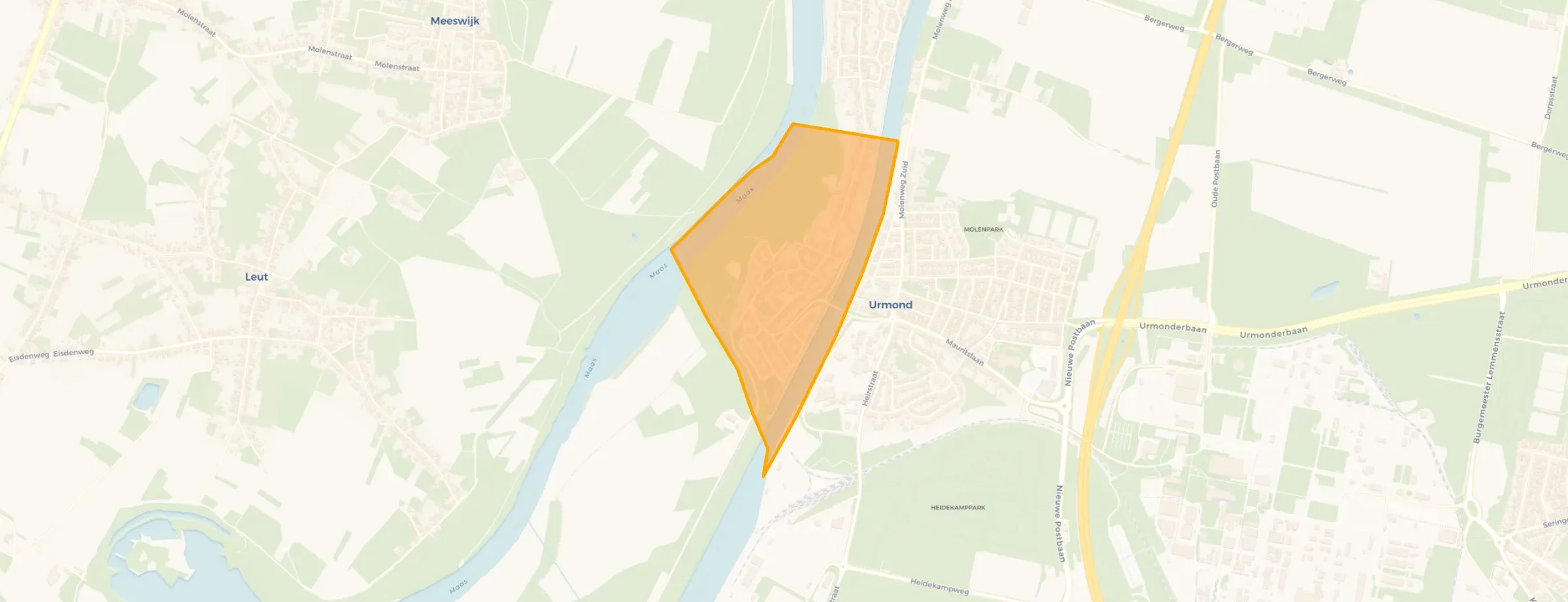 Buurt Urmond ten westen van Julianakanaal, Urmond