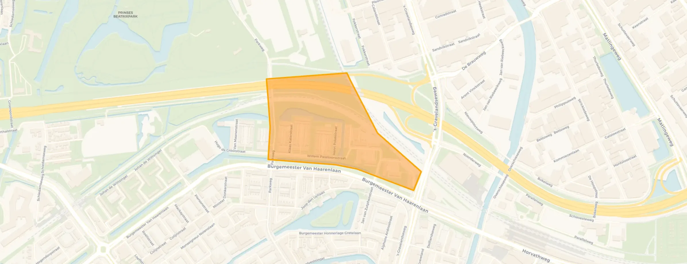 Buurt Vakbondsliedenbuurt, Schiedam