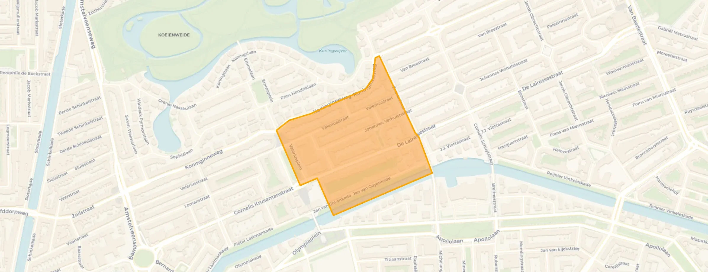 Buurt Valeriusbuurt-Oost, Amsterdam