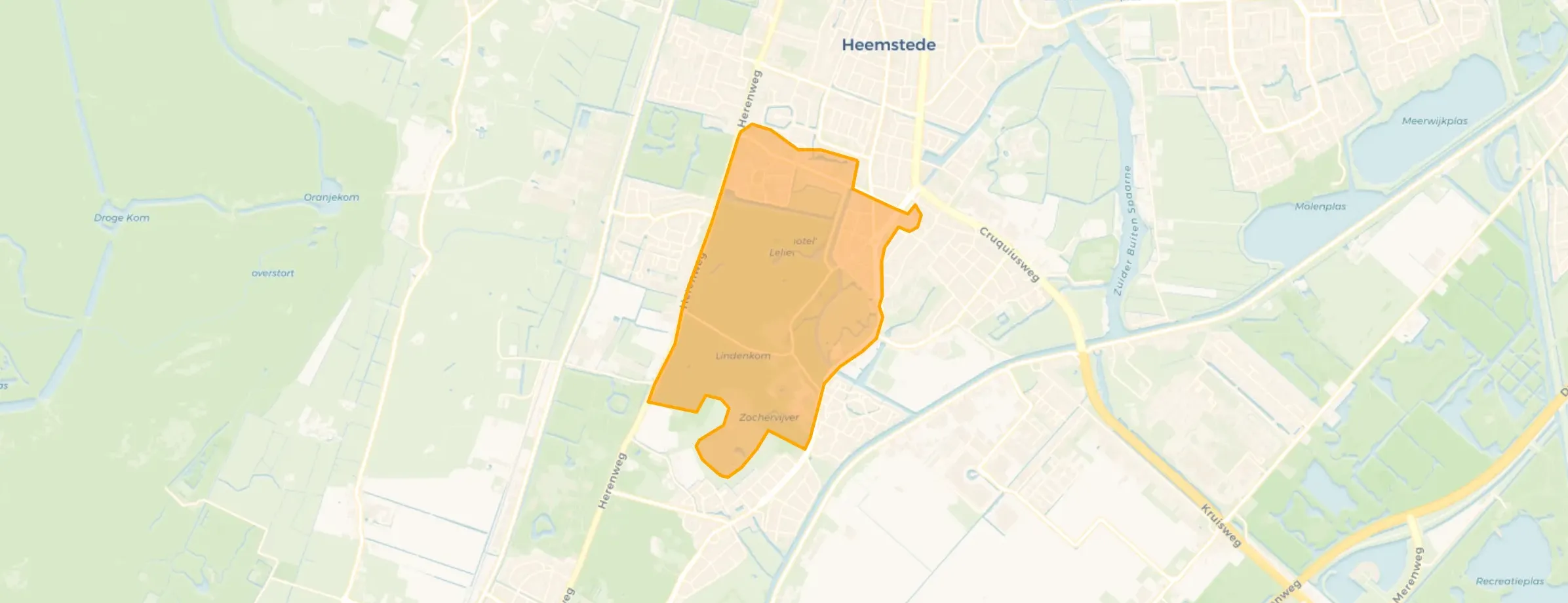 Buurt Van Merlenbuurt en Valkenburgerplein en omgeving, Heemstede