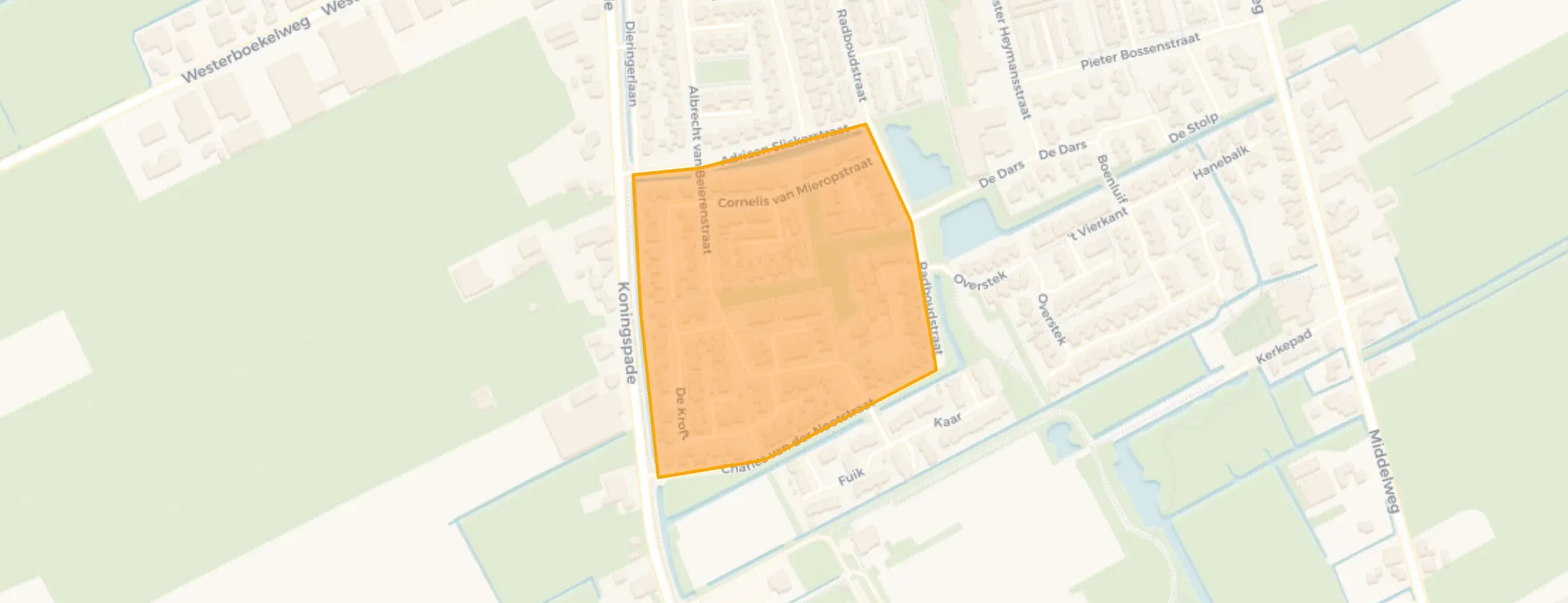 Buurt Van Van der Noot tot Slickerstraat, Hoogwoud