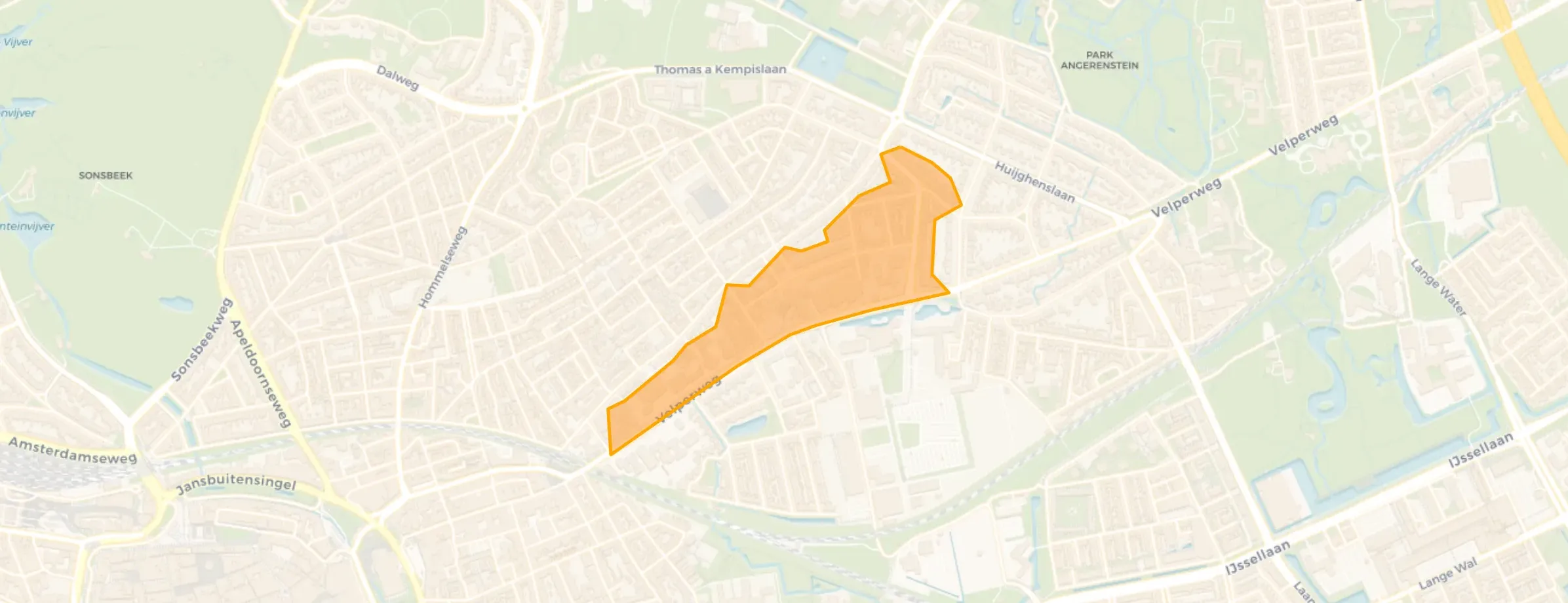 Velperweg-Noord in Arnhem