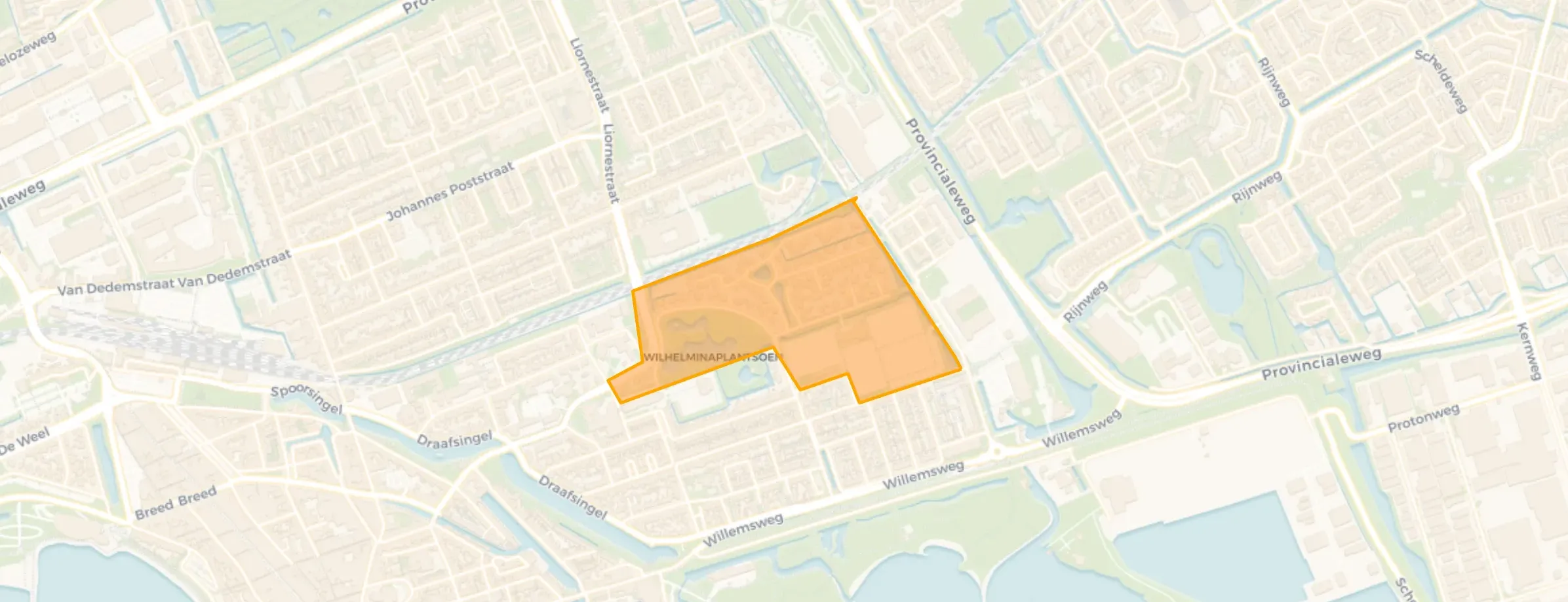 Kaart van Venelaankwartier - Buurt 11 01