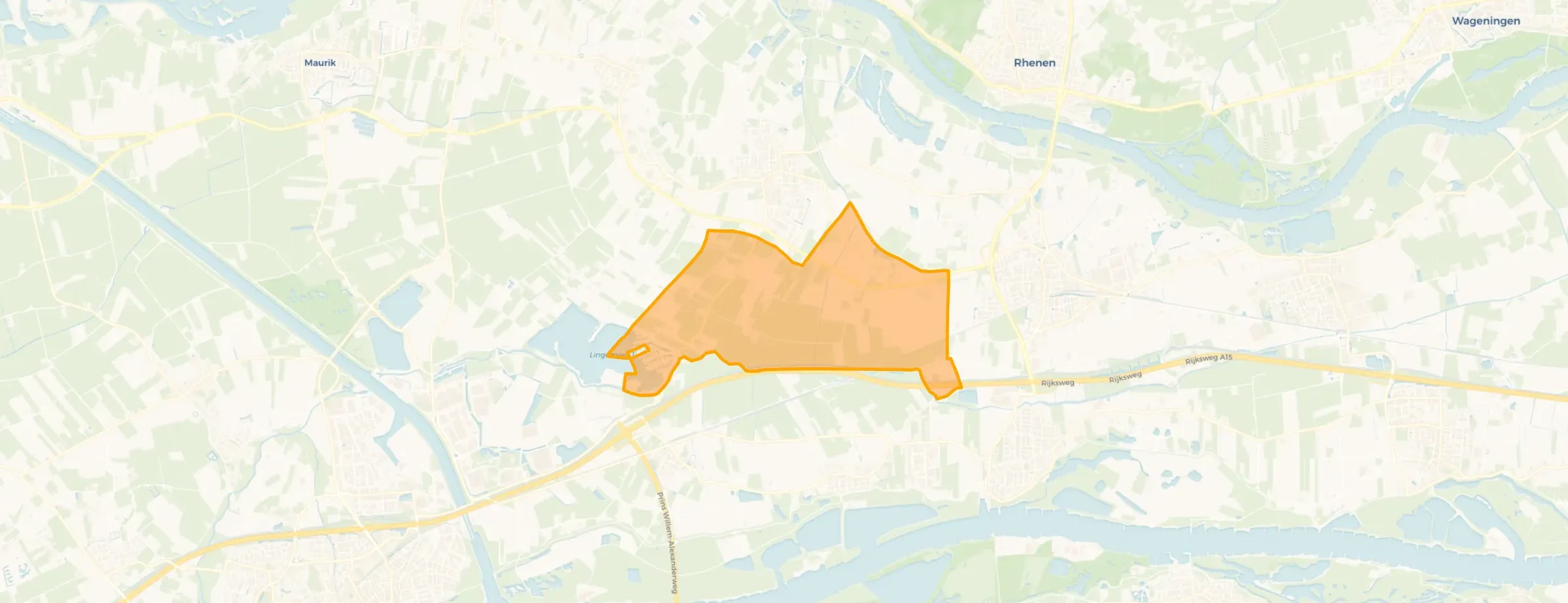 Buurt Verspreide huizen Aalst Leutes polder Aalst, Lienden