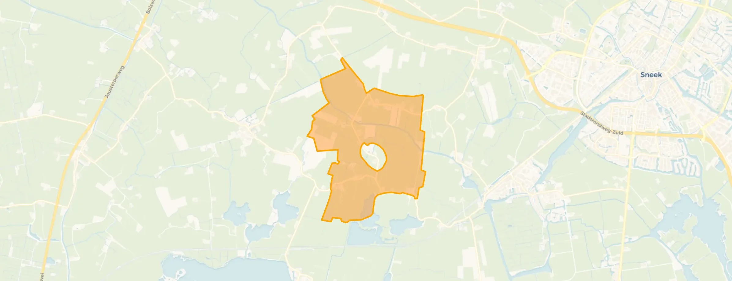 Verspreide huizen Abbega
